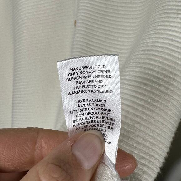 TRUTH BY REPUBLIC Cream Button Down V-Neck Cardigan Sweater Women's XS - Picture 7 of 7